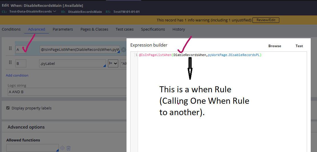 2.1 Calling Onw When Rule to Another