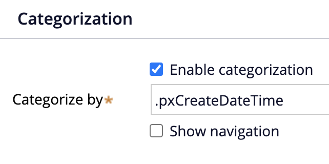 configuring the RDL with pxCreateDateTime