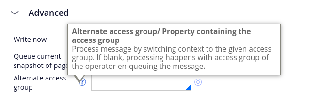 Alternate Access Group Message