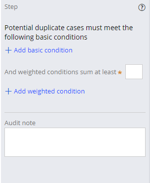 App Studio_OOTB automation_Search for duplicate case_config