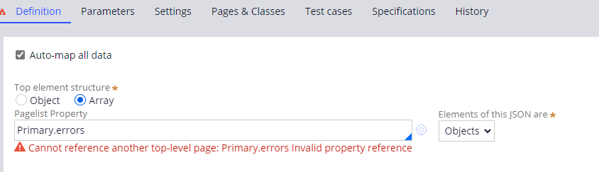 cannot select primary