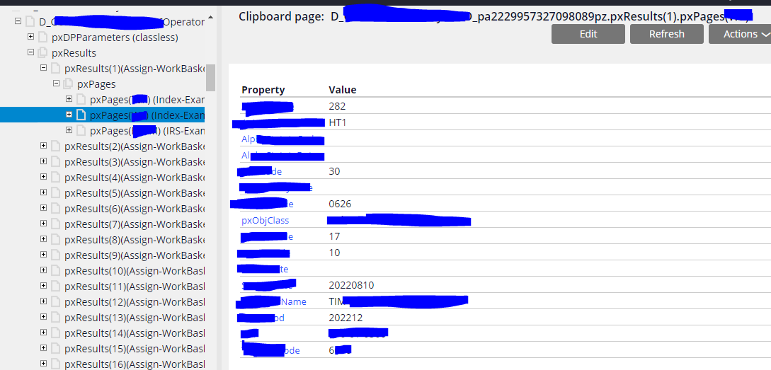 clipboard has value while table is mostly empty
